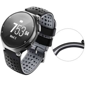 PASEK GARMIN FORERUNNER 735XT 235 230 220 630 620 CZARNO-SZARY SILIKONOWY