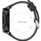 PASEK GARMIN FORERUNNER 735XT 235 230 220 630 620 CZARNO-SZARY SILIKONOWY