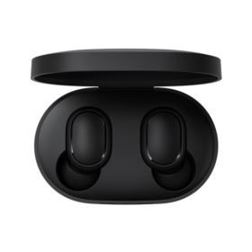 SŁUCHAWKI BEZPRZEWODOWE DOKANAŁOWE Z ETUI I DOTYKIEM CZARNE