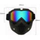 GOGLE Z MASKĄ NA MOTOR NARTY SNOWBOARD