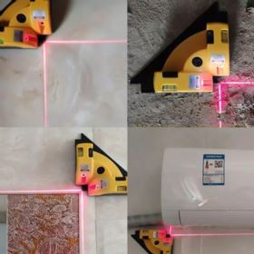 POZIOMICA LASEROWA DO PŁYTEK LASER KĄTOWY 2 LINIE