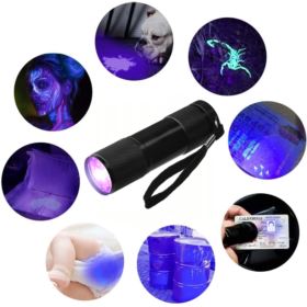 LATARKA UV DO UTWARDZANIA KLEJU LOCA 87x26mm ALUMINIOWA