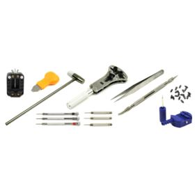 ZESTAW ZEGARMISTRZOWSKI E-DURABLE NARZĘDZIA DO ZEGARK&Oacute;W 14 ELEMENT&Oacute;W W ETUI
