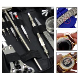 ZESTAW ZEGARMISTRZOWSKI E-DURABLE NARZĘDZIA DO ZEGARK&Oacute;W 14 ELEMENT&Oacute;W W ETUI