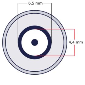 ZASILACZ 19V 3,36A 6,5*4,4*1,0 54W LG TV 22LN549C 32LH570B 22MA31 LCAP16B