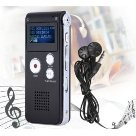 DYKTAFON SK-012 CYFROWY MP3 8GB SREBRNY