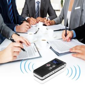 DYKTAFON SK-012 CYFROWY MP3 8GB SREBRNY