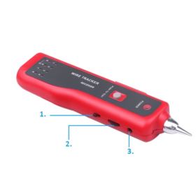 TESTER KABLI RJ-45 RJ-11 LOKALIZATOR PRZEWOD&Oacute;W Z ETUI