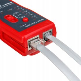 TESTER KABLI RJ-45 RJ-11 LOKALIZATOR PRZEWOD&Oacute;W Z ETUI