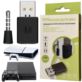 ADAPTER BLUETOOTH USB DO PS4 Z MIKROFONEM MINI JACK 3,5 MM TRANSMITER AUDIO