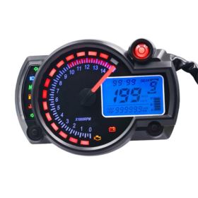 UNIWERSALNY LICZNIK MOTOCYKLOWY CYFROWY LED 7 KOLOR&Oacute;W