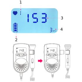 DETEKTOR TĘTNA PŁODU JUMPER JPD-10S6 ZESTAW DO USG