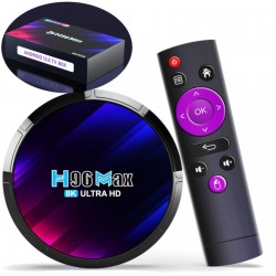 SMART TV BOX H96 MAX 4GB/64GB ANDROID Z PILOTEM