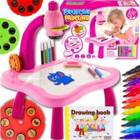 PROJEKTOR DO NAUKI RYSOWANIA DLA DZIECI R&Oacute;ŻOWY RZUTNIK