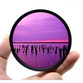 FILTRY FOTOGRAFICZNE UV POLARYZACYJNY FLD NA OBIEKTYW 58MM ZESTAW Z ETUI