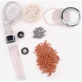 SŁUCHAWKA PRYSZNICOWA LED ŚWIECĄCA FILTRUJĄCA