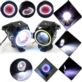 LAMPA MOTOCYKLOWA REFLEKTOR LED CREE U7 CZERWONY RING