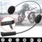 SŁUCHAWKI BLUETOOTH DO KASKU MOTOCYKLOWEGO Z MIKROFONEM I KABLEM DO ŁADOWANIA CZARNE