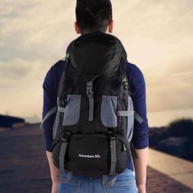 PLECAK TURYSTYCZNY 50L CZARNY FREE KNIGHT WODOODPORNY