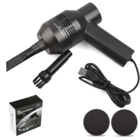 MINI ODKURZACZ DO KLAWIATURY KOMPUTERA USB Z 2 KOŃC&Oacute;WKAMI I FILTREM