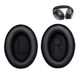 GĄBKI DO SŁUCHAWEK BOSE QC35 II AE2 QC25 QC2 QC15 AE2I AE2W QC35 I CZARNE Z OSŁONAMI