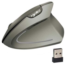 MYSZKA PIONOWA HXSJ T24 BEZPRZEWODOWA ERGONOMICZNA SZARA