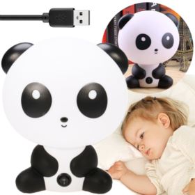 LAMPKA NOCNA PANDA DLA DZIECI Z KABLEM