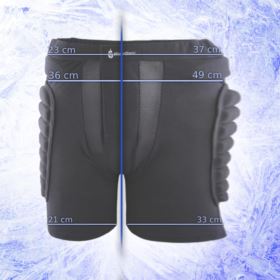 SPODENKI OCHRONNE S DLA DZIECKA SPORTOWE 44-62CM CZARNE