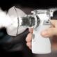 INHALATOR ULTRADŹWIĘKOWY NEBULIZATOR PRZENOŚNY DLA DZIECI I DOROSŁYCH BIAŁO-SZARY