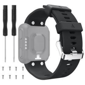 PASEK DO GARMIN FORERUNNER 30 35 CZARNY SILIKONOWY