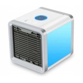 MINI KLIMATYZATOR PRZENOŚNY AIR COOLER NA USB Z PODŚWIETLANIEM