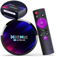 SMART TV BOX H96 MAX 4GB/64GB ANDROID Z PILOTEM