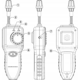 DETEKTOR GAZU RĘCZNY WYKRYWACZ WYCIEKU GAZ&Oacute;W PALNYCH