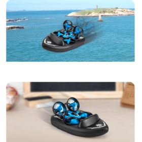 MOTOR&Oacute;WKA ZDALNIE STEROWANA Z DRONEM 3w1 JJRC TERZETTO CZARNO-NIEBIESKA