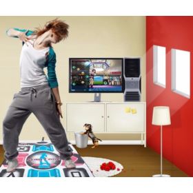 MATA DO TAŃCZENIA USB 93X80CM Z ANTYPOŚLIZGOWĄ POWŁOKĄ