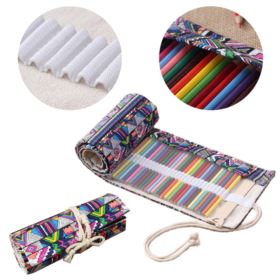 PI&Oacute;RNIK ZWIJANY NA 72 KREDKI ZE WZOREM ETNICZNYM