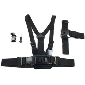 SZELKI NA TORS UCHWYT OPASKA NA GŁOWĘ DO KAMERY SPORTOWEJ  GOPRO HERO 2 3+ 4