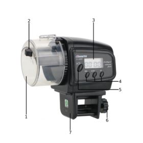 AUTOMATYCZNY KARMNIK DLA RYB Z WYŚWIETLACZEM