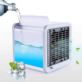 MINI KLIMATYZATOR PRZENOŚNY AIR COOLER NA USB Z PODŚWIETLANIEM