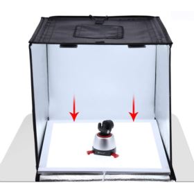 NAMIOT BEZCIENIOWY DUŻY STUDIO FOTO 60 CM LED 60W