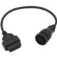 ADAPTER OBD 2 NA OBD 14 PIN MERCEDES SPRINTER VOLKSWAGEN LT PRZEJŚCIÓWKA CZARNA