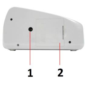 LICZARKA DO BANKNOT&Oacute;W NA BATERIE BIAŁA V30 Z ETUI I ZASILACZEM