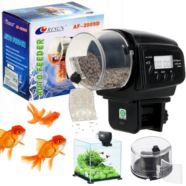 AUTOMATYCZNY KARMNIK DLA RYB Z WYŚWIETLACZEM