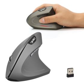 MYSZKA PIONOWA HXSJ T24 BEZPRZEWODOWA ERGONOMICZNA SZARA