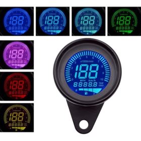 LICZNIK MOTOCYKLOWY CYFROWY UNIWERSALNY Z PODŚWIETLENIEM LED