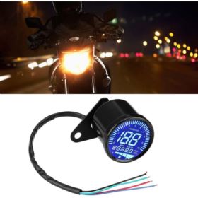 LICZNIK MOTOCYKLOWY CYFROWY UNIWERSALNY Z PODŚWIETLENIEM LED