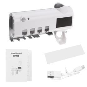 STERYLIZATOR DO SZCZOTECZEK Z DOZOWNIKIEM PASTY DO ZĘB&Oacute;W