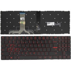 KLAWIATURA LENOVO Y520 R720 Y720 CZARNA PODŚWIETLANA US