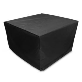 POKROWIEC NA MEBLE OGRODOWE GRILLA 123x123x74 CM CZARNY