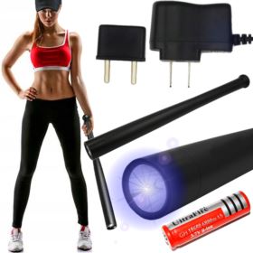 LATARKA KIJ BEJSBOLOWY LED CREE XM Q5 Z AKUMULATOREM 6800MAH CZARNA